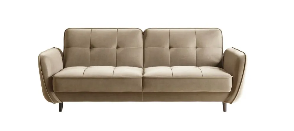Sofa rozkładana BELLIS VELVET beżowa I sklep meblowy MIRAT.