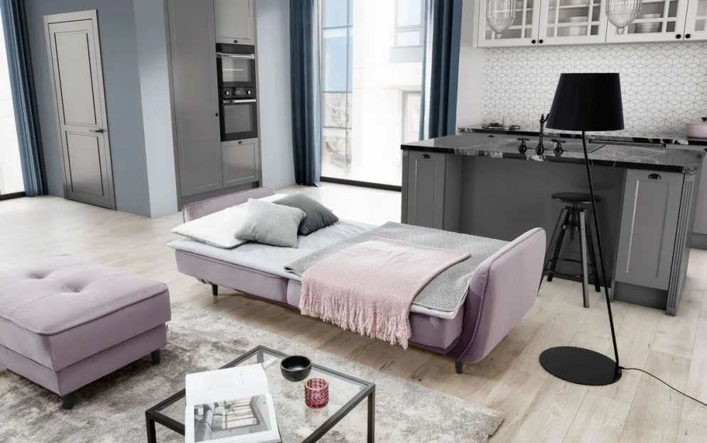 Sofa rozkładana BELLIS VELVET zielona I sklep meblowy MIRAT.