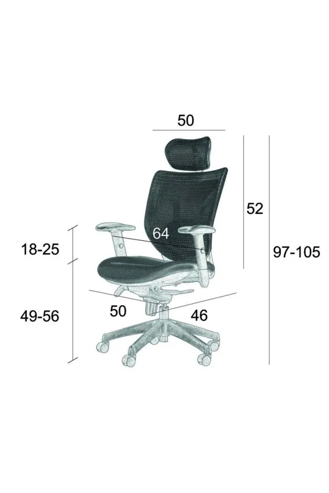 Fotel biurowy SPACE do komputera | MIRAT.