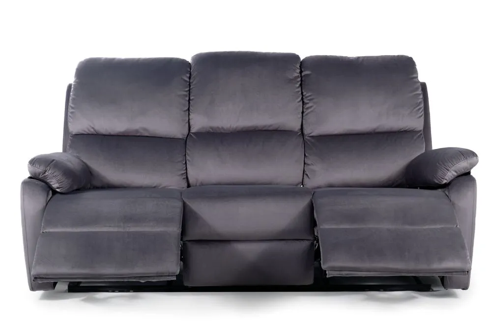 Sofa rozkładana SPENCER 3 VELVET szara nowoczesna I sklep meblowy MIRAT.