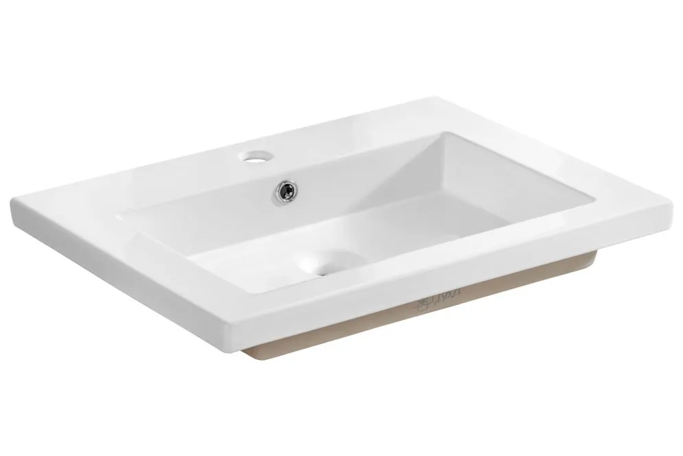 Szafka pod umywalkę CAPRI 60 cm czarna mat wisząca | MIRAT. w stylu kolekcja CAPRI