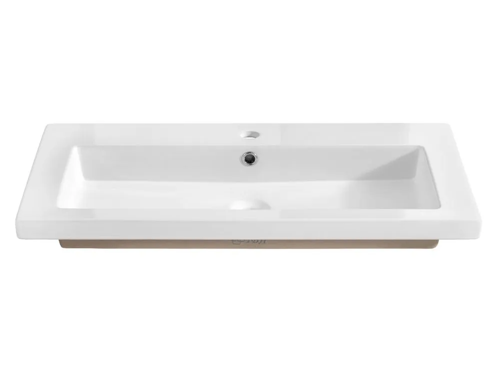 Szafka pod umywalkę CAPRI 80 cm czarna mat wisząca z szufladami | MIRAT. w stylu  kolekcja CAPRI
