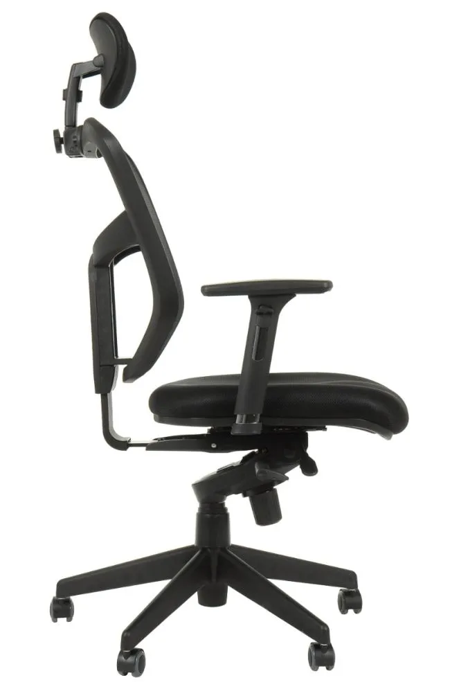 Fotel biurowy HN-5038 szary do komputera | MIRAT.