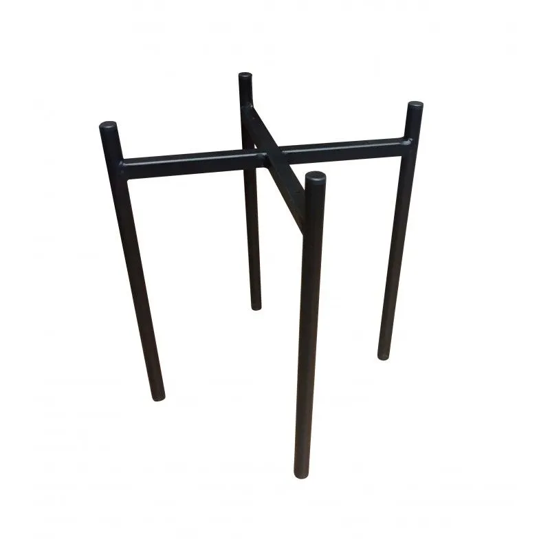 Taboret TORIN MG VELVET różowy na metalowych nogach | MIRAT.