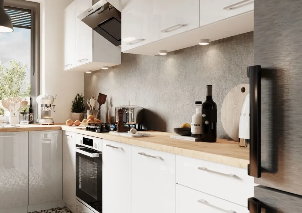 Szafka pod piekarnik 60 VITA D60PK/2133 P/L biała wysoka | MIRAT. kolekcja VITA