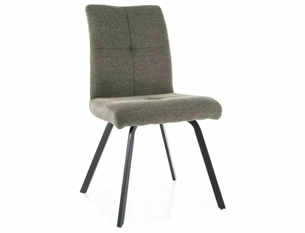 Krzesło tapicerowane SWING BREGO oliwkowe w stylu loft I sklep meblowy MIRAT. styl LOFT