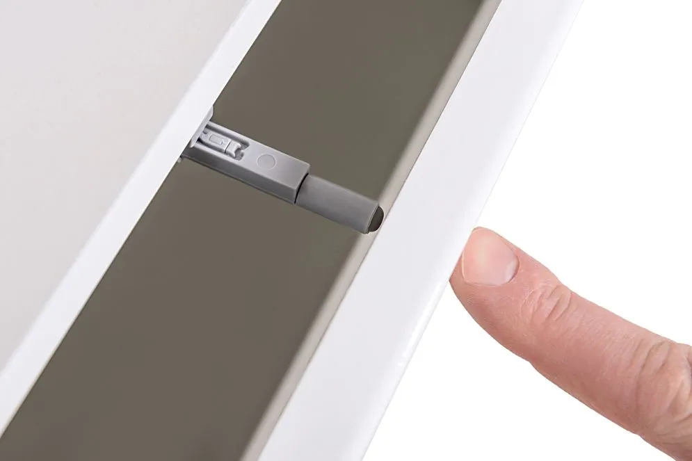 Meblościanka SWITCH MET III dąb wotan wisząca z metalowymi regałami | MIRAT. w stylu kolekcja SWITCH MET