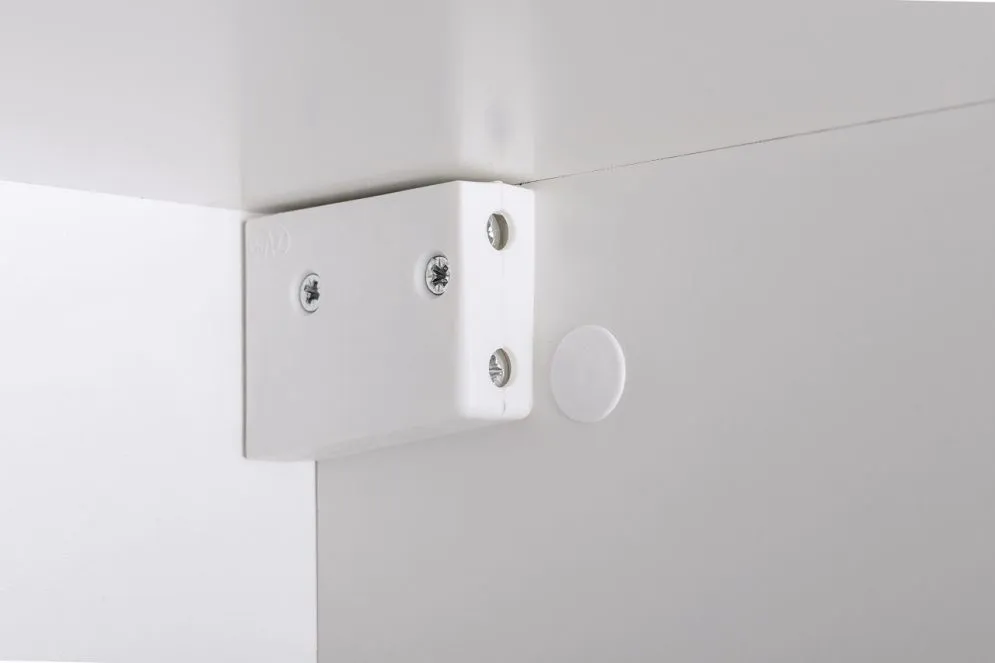 Meblościanka SWITCH MET III dąb wotan wisząca z metalowymi regałami | MIRAT. w stylu kolekcja SWITCH MET