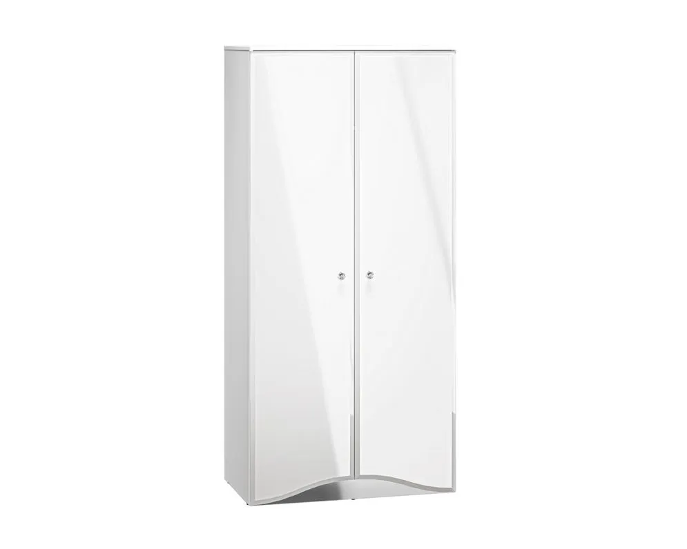 Szafa GLAMOUR 08 2D biały połysk I sklep meblowy MIRAT. styl GLAMOUR kolekcja GLAMOUR