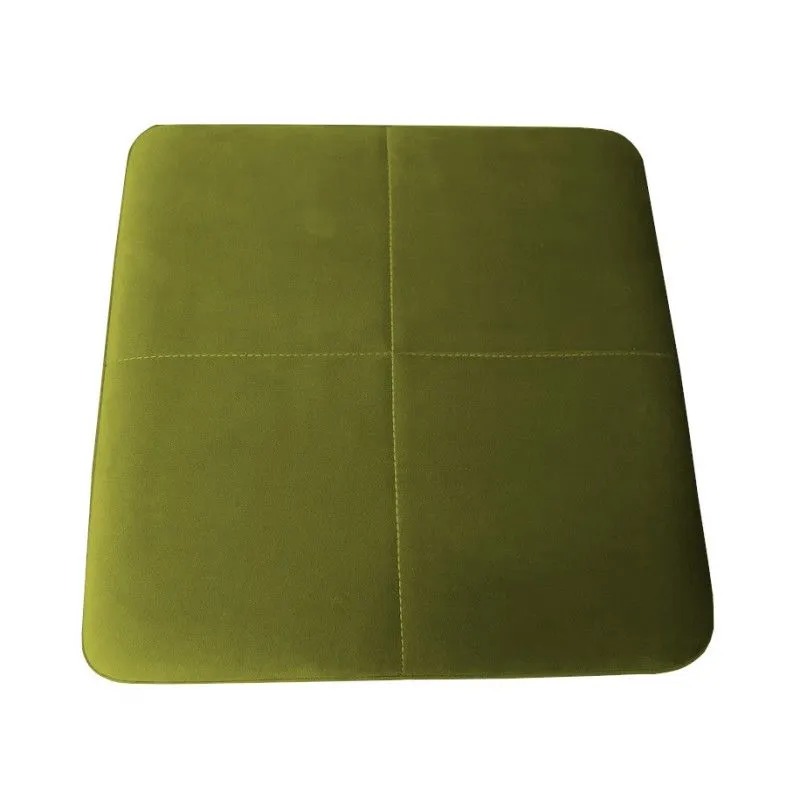 Taboret MAESTRO LOW BL VELVET oliwkowy na metalowych nogach | MIRAT. w stylu kolekcja