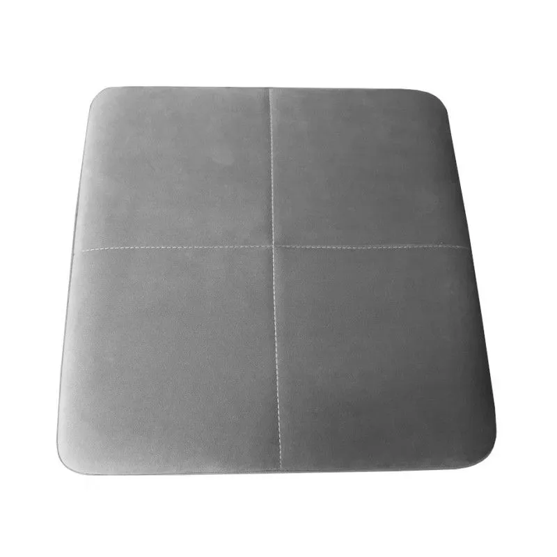 Taboret MAESTRO LOW MG VELVET szary na metalowych nogach | MIRAT. w stylu kolekcja