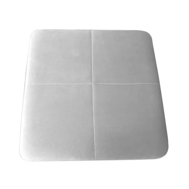 Taboret MAESTRO MG VELVET jasno szary na metalowych nogach | MIRAT. w stylu kolekcja