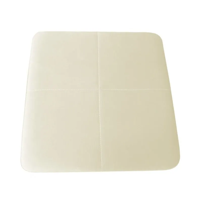 Taboret MAESTRO LOW MG VELVET ecru na metalowych nogach | MIRAT. w stylu kolekcja