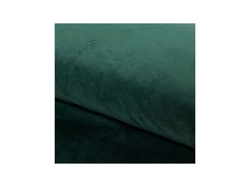 Fotel tapicerowany z przeszyciami KARO 1 Velvet Zielony / Buk | MIRAT