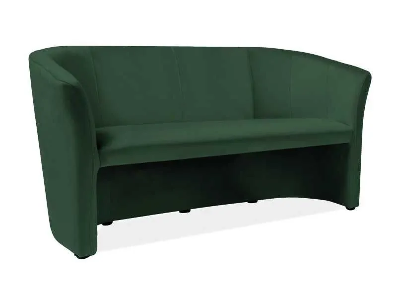 Sofa TM-3 VELVET zielona I sklep meblowy MIRAT.