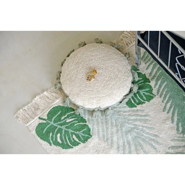 Dywan TROPICAL GREEN 140x200 beżowy bawełniany | MIRAT.