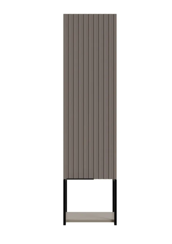 Szafka łazienkowa TURF LOVERS GREY 1D 33cm szara jednodrzwiowa I sklep meblowy MIRAT. styl RYFLOWANY kolekcja TURF