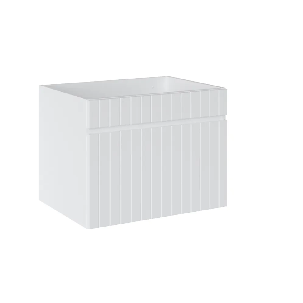 Szafka pod umywalkę ICONIC WHITE 82 60 cm biała z szufladą I sklep meblowy MIRAT.