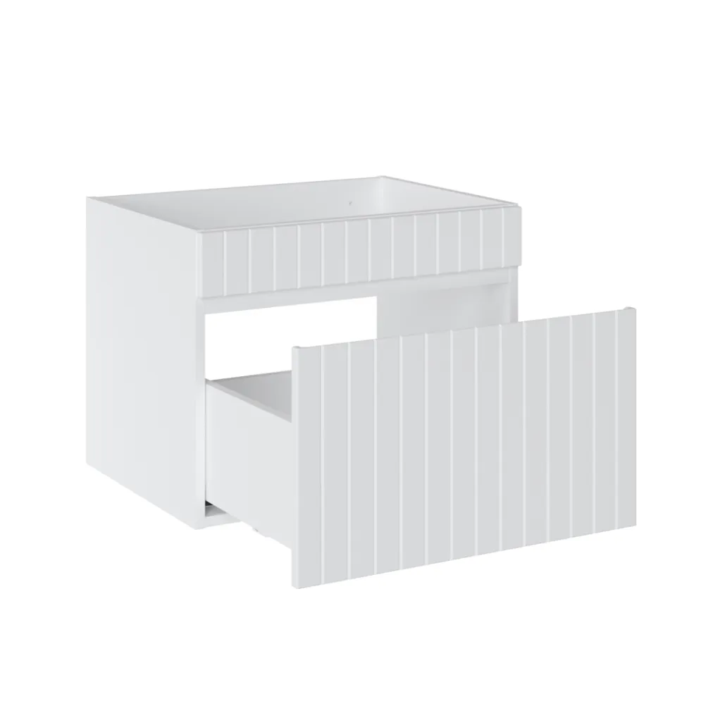 Szafka pod umywalkę ICONIC WHITE 82 60 cm biała z szufladą I sklep meblowy MIRAT.