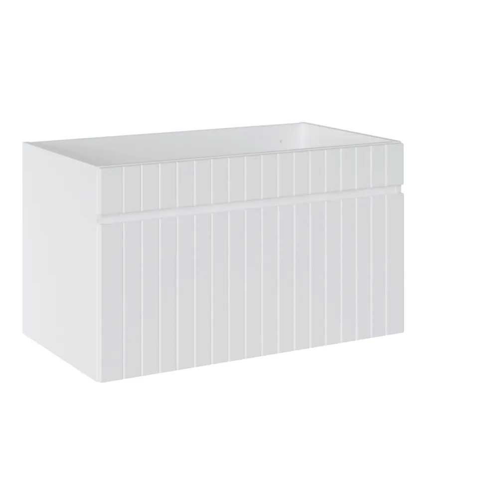 Szafka pod umywalkę ICONIC WHITE 82 80 cm biała wisząca I sklep meblowy MIRAT.
