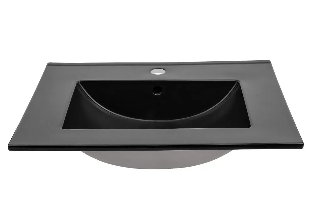 Szafka pod umywalkę BROOKLIN 60 cm dąb craft złoty stojąca | MIRAT. w stylu LOFT kolekcja BROOKLIN