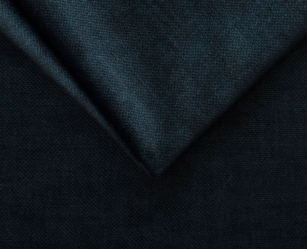 Krzesło welurowe NAPO VOGUE granatowe w stylu industrialnym | MIRAT.