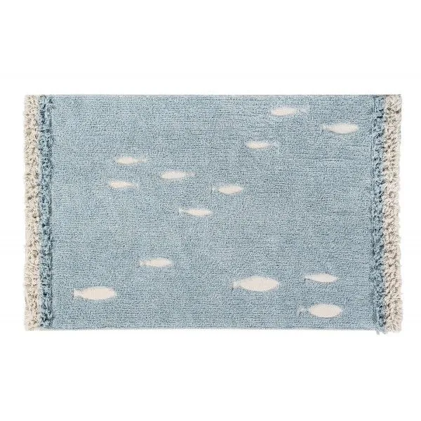 Dywan dziecięcy OCEAN SHORE 120x190 niebieski w rybki | MIRAT. w stylu kolekcja