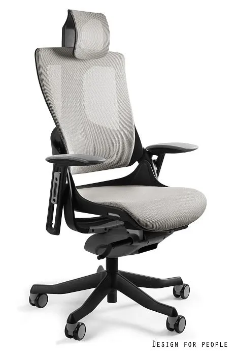 Fotel biurowy WAU 2 czarny/szary siatka ergonomiczny | MIRAT. w stylu kolekcja