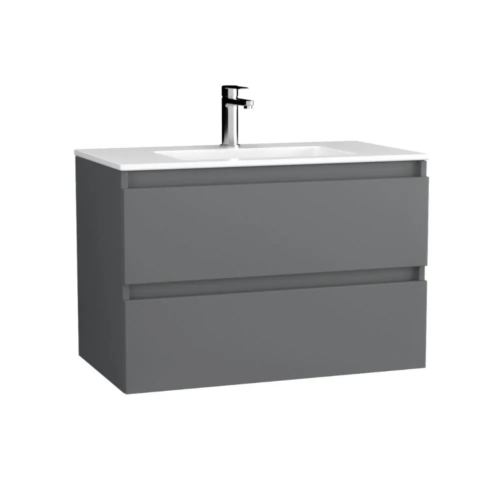 Szafka pod umywalkę ARCO 80 cm grafitowa modułowa | MIRAT