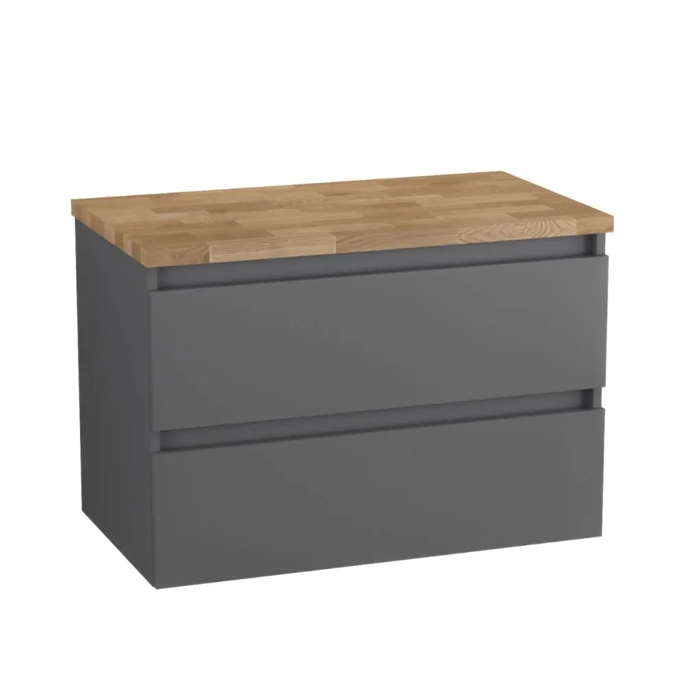 Szafka pod umywalkę ARCO 80 cm grafitowa modułowa | MIRAT