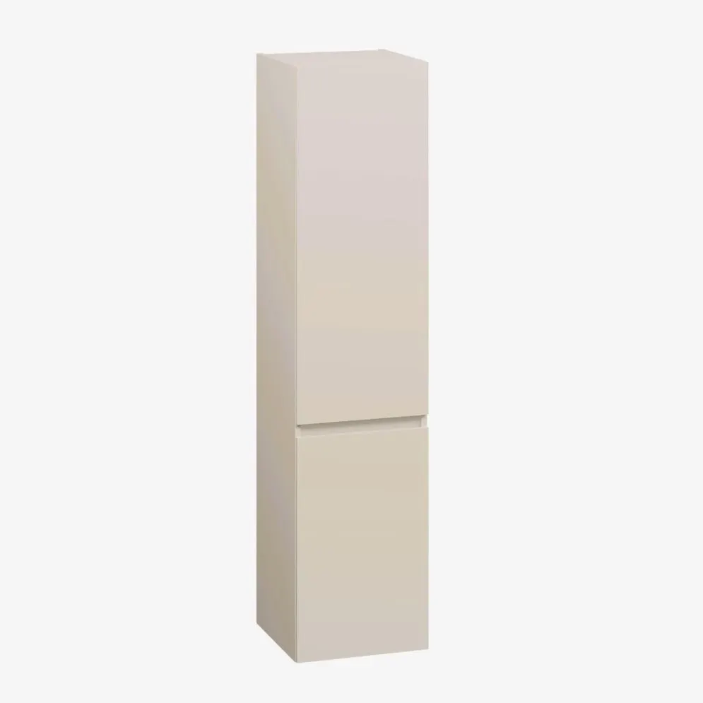 Szafka łazienkowa wysoka ARCO 40 cm kaszmirowa dwudrzwiowa | MIRAT  kolekcja ARCO
