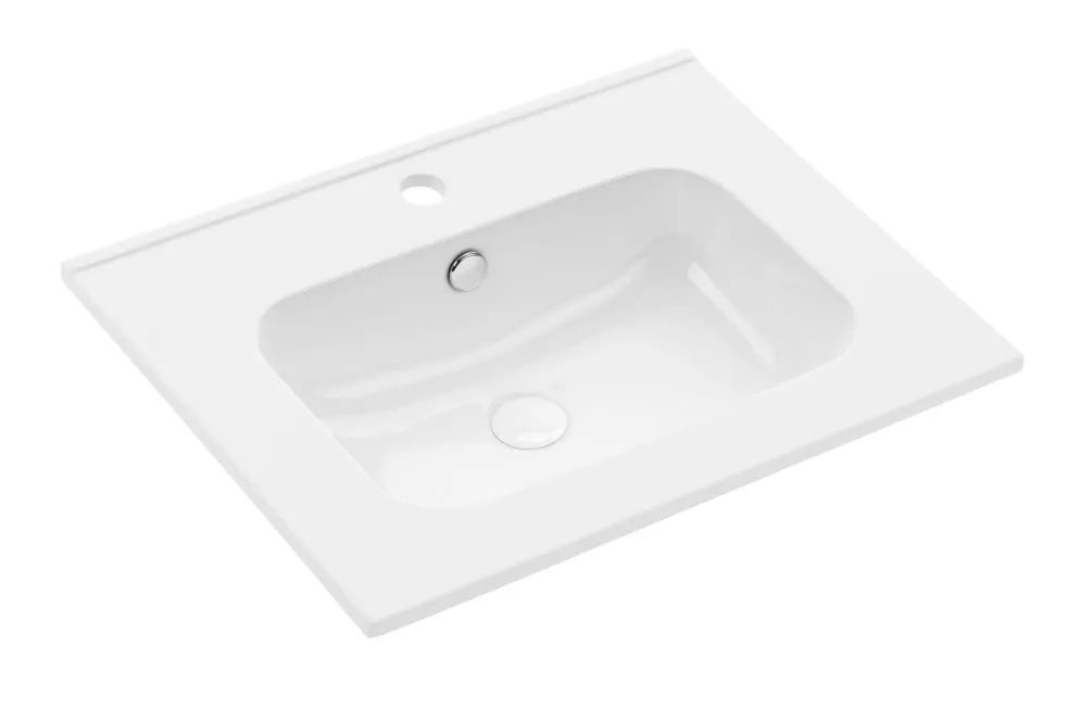 Szafka pod umywalkę CHIC 80 cm biała półmat glamour| MIRAT
