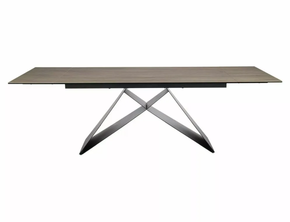 Stół rozkładany WESTIN CERAMIC 160(240)x90 jasny brąz mat sabbia designerski I sklep meblowy MIRAT. styl GLAMOUR