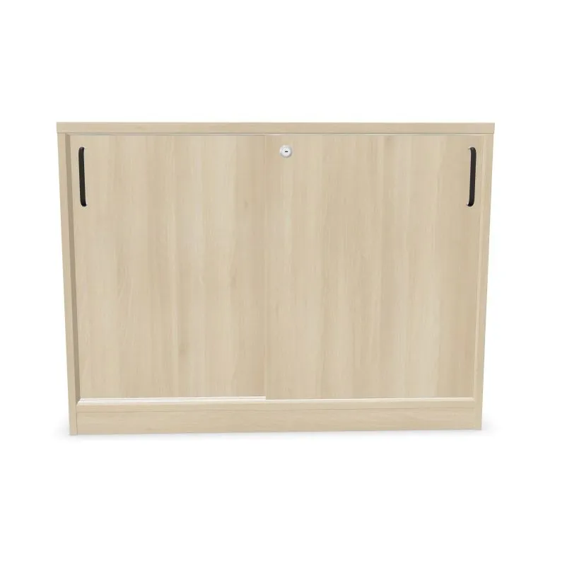 Szafka biurowa przesuwna EASY SPACE CABINET S 1.5-OH 100cm akacjowa zamykana I sklep meblowy MIRAT.