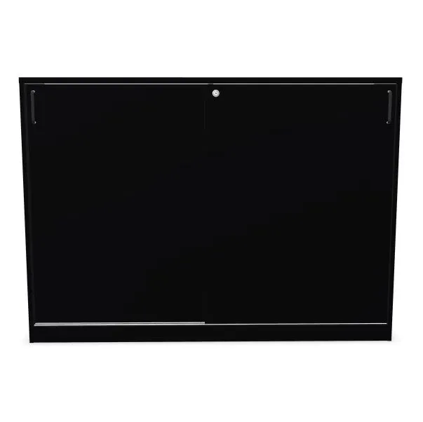 Szafka biurowa przesuwna EASY SPACE CABINET S 3-OH 160cm czarna zamykana I sklep meblowy MIRAT.