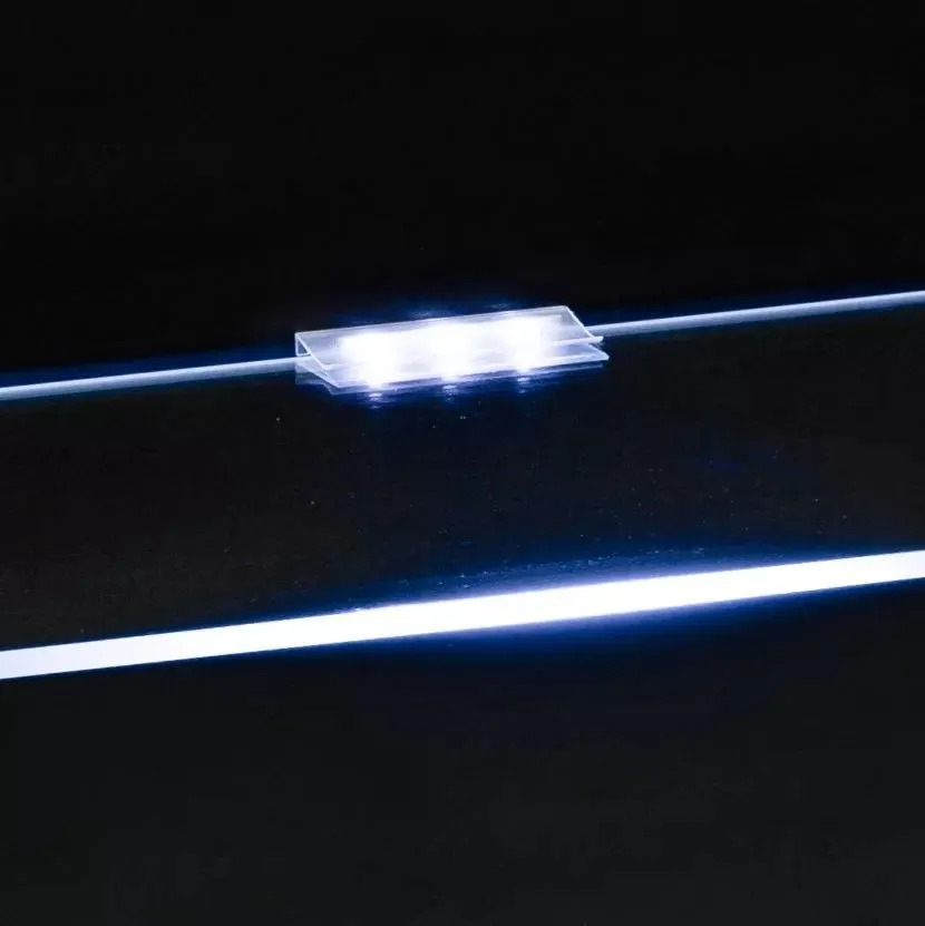 Meblościanka SWITCH LAMEL XIX biała/dąb wotan z oświetleniem LED I sklep meblowy MIRAT. styl RYFLOWANY