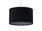 Lampa wisząca HOME 30 czarna welurowa walec | MIRAT.