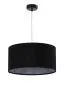 Lampa wisząca HOME 40 czarna w stylu glamour | MIRAT.