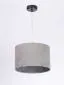 Lampa wisząca HOME 30 szara aksamitna polskiej produkcji | MIRAT.