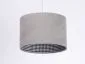 Lampa wisząca HOME 30 szara aksamitna polskiej produkcji | MIRAT.