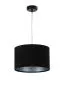 Lampa wisząca HOME 30 czarna/srebrna ręcznie robiona do jadalni | MIRAT. w stylu kolekcja