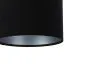 Lampa wisząca HOME 30 czarna/srebrna ręcznie robiona do jadalni | MIRAT. w stylu kolekcja