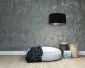 Lampa wisząca HOME 40 czarna/srebrna walec welurowa | MIRAT. w stylu kolekcja