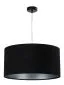 Lampa wisząca HOME 50 czarna/srebrna w stylu glamour | MIRAT. w stylu kolekcja