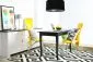 Lampa wisząca HOME 50 czarna/srebrna w stylu glamour | MIRAT. w stylu kolekcja