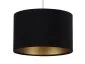 Lampa wisząca HOME 30 czarna/złota elegancka welurowa | MIRAT. w stylu kolekcja