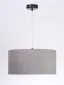 Lampa wisząca HOME 40 szara/srebrna nad stół do jadalni | MIRAT. w stylu kolekcja