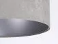 Lampa wisząca HOME 50 szara/srebrna walec do salonu | MIRAT. w stylu kolekcja