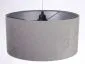 Lampa wisząca HOME 60 szara/srebrna welurowa polskiej produkcji | MIRAT. w stylu kolekcja