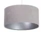 Lampa wisząca HOME 60 szara/srebrna welurowa polskiej produkcji | MIRAT. w stylu kolekcja